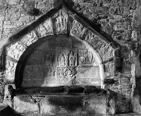 Tomb of Alasdair Crotach McLeod, St. Clement, Rodel, Harris, Scotland