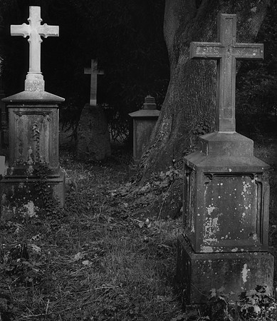 Three crosses, Old Cemetery ("Alter Friedhof"), Freiburg, Germany