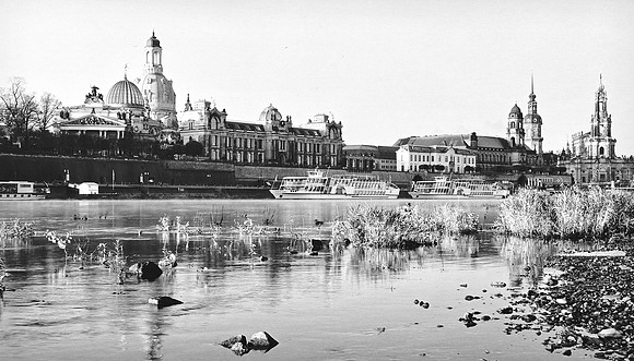 Old Town Dresden and the Elbe River, Germany